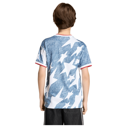 adidas Youth Denim Graphic Jersey - Denim Collection