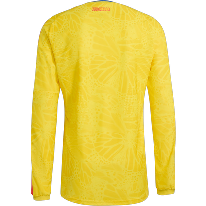 adidas Colombia 2026 Men's Long Sleeve Home Authentic Match Jersey