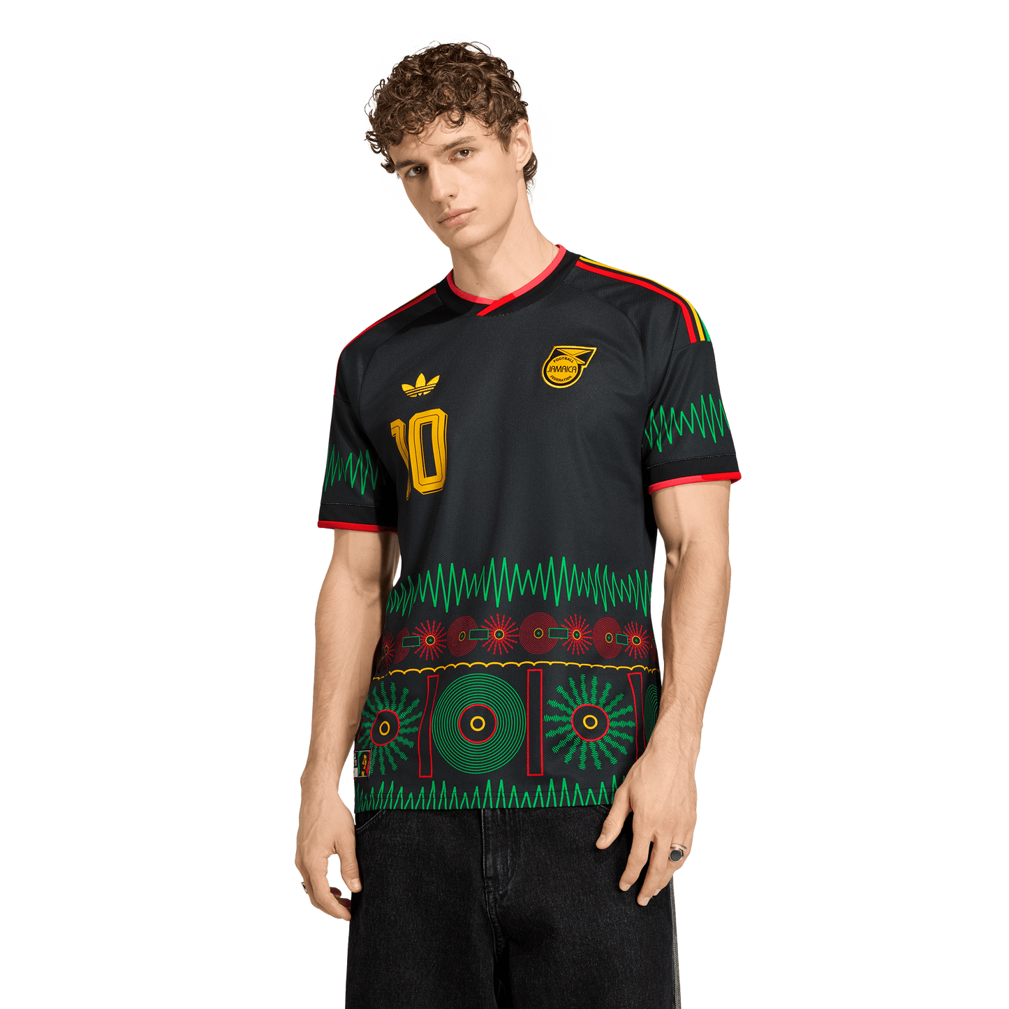 adidas Jamaica 2026 x Bob Marley #10 Men's Away Stadium Jersey