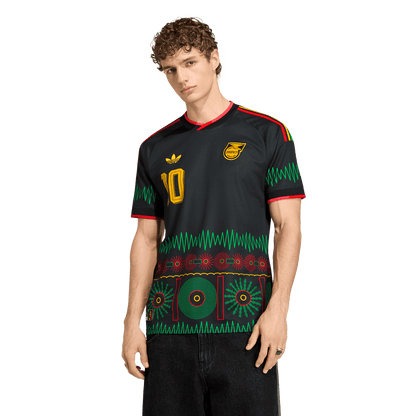 adidas Jamaica 2026 x Bob Marley #10 Men's Away Stadium Jersey