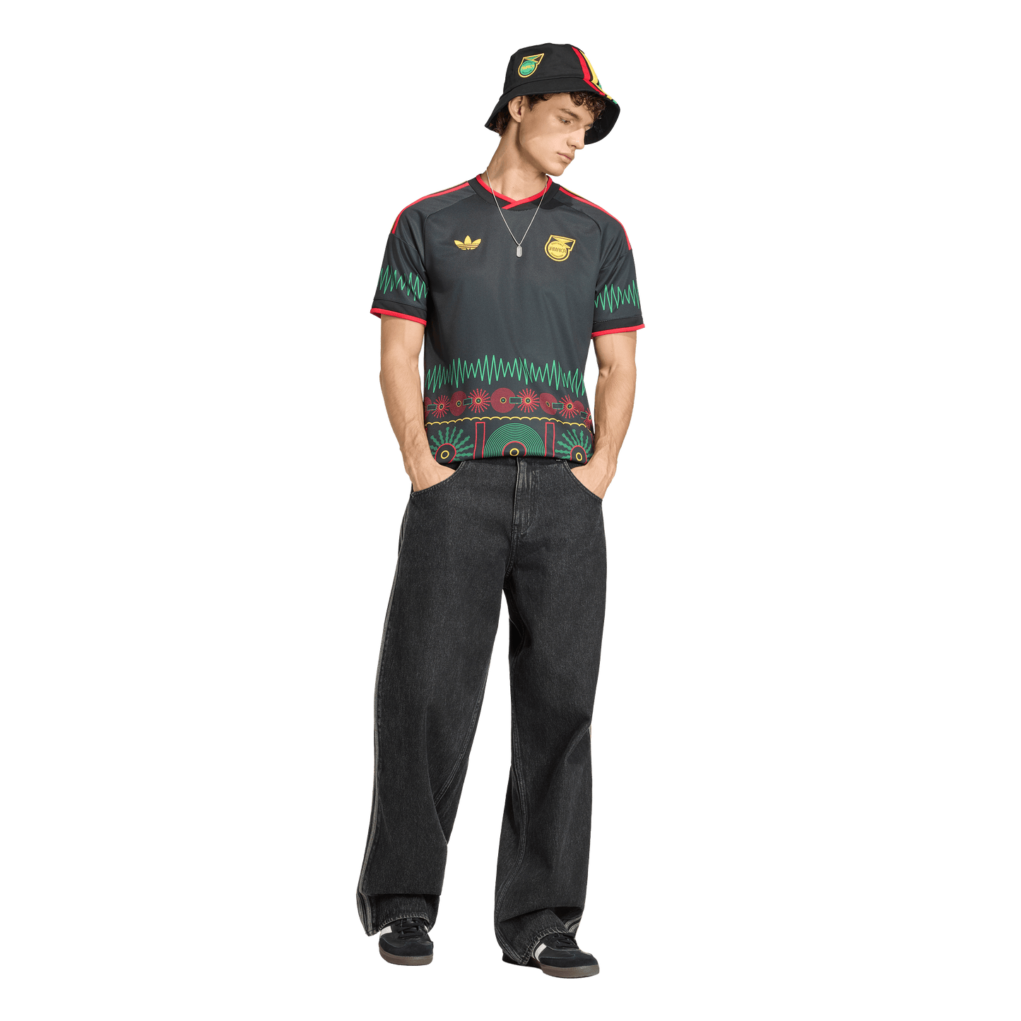 adidas Jamaica 2026 x Bob Marley Men's Away Stadium Jersey