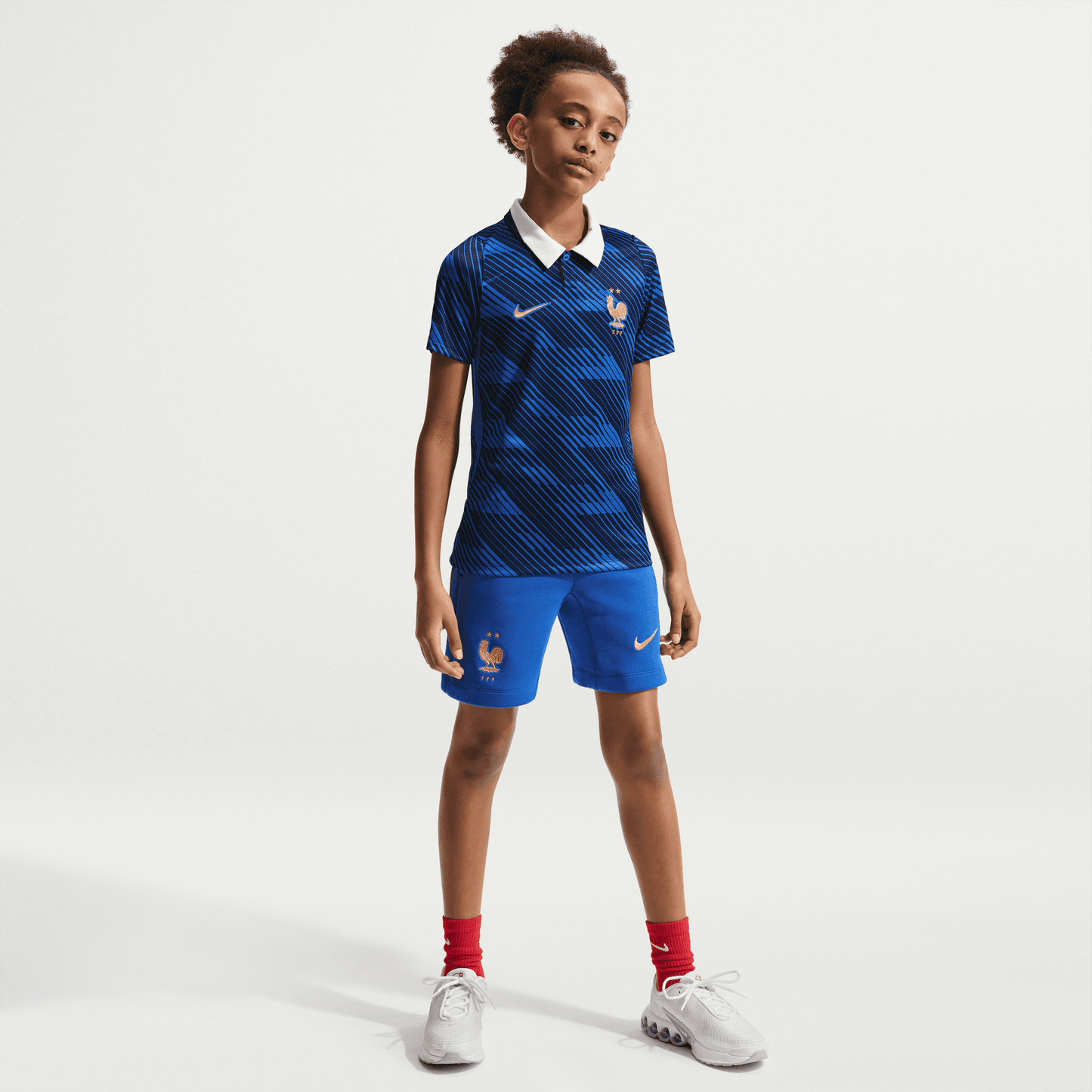 Nike Youth France Home 2026 Stadium Jersey