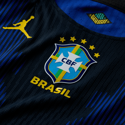 Nike Brasil Futebol x Jordan 2026 Youth Authentic Match Away Jersey