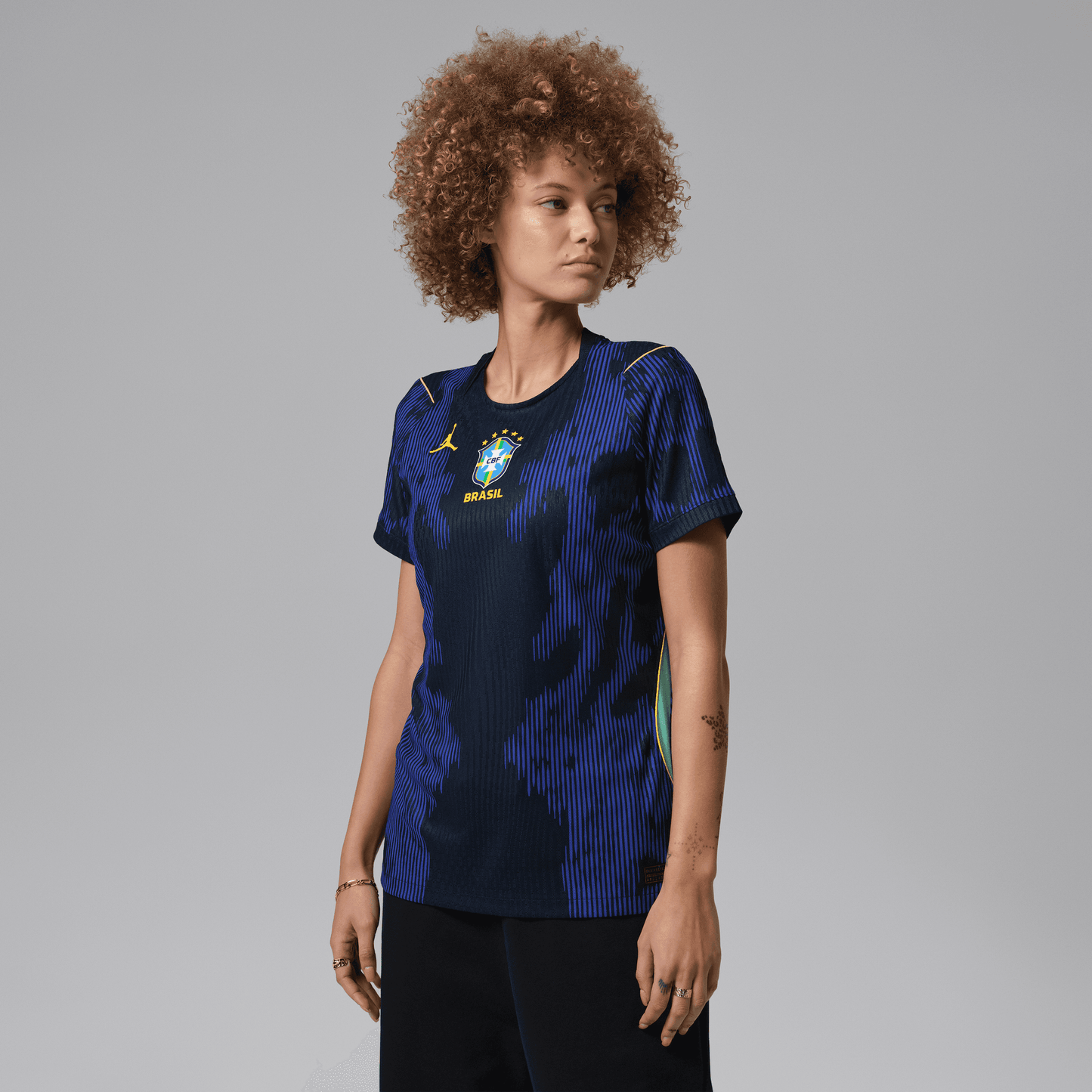 Nike Brasil Futebol x Jordan 2026 Women's Authentic Match Away Jersey