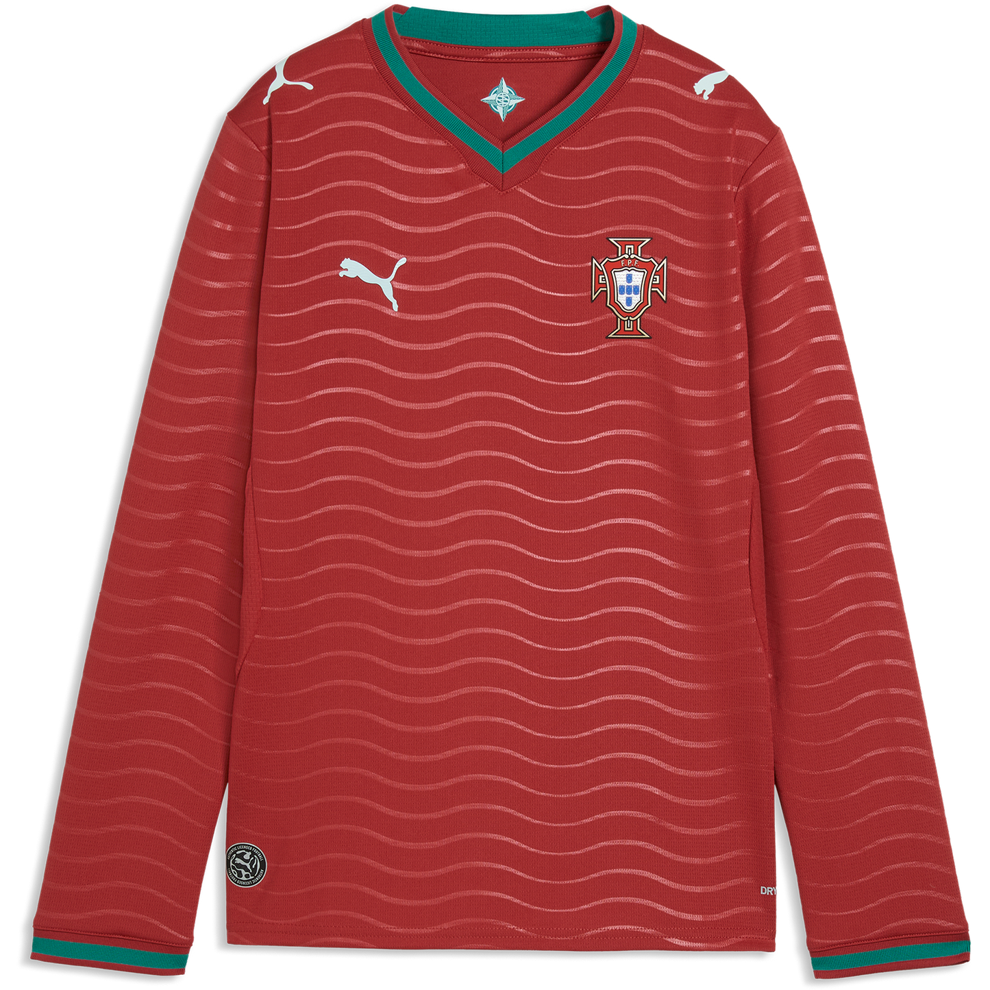 Puma Portugal 2026 Youth Long Sleeve Home Stadium Jersey