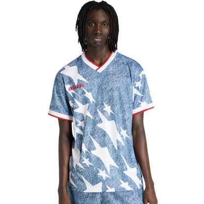 adidas Men's Denim Graphic Jersey - Denim Collection