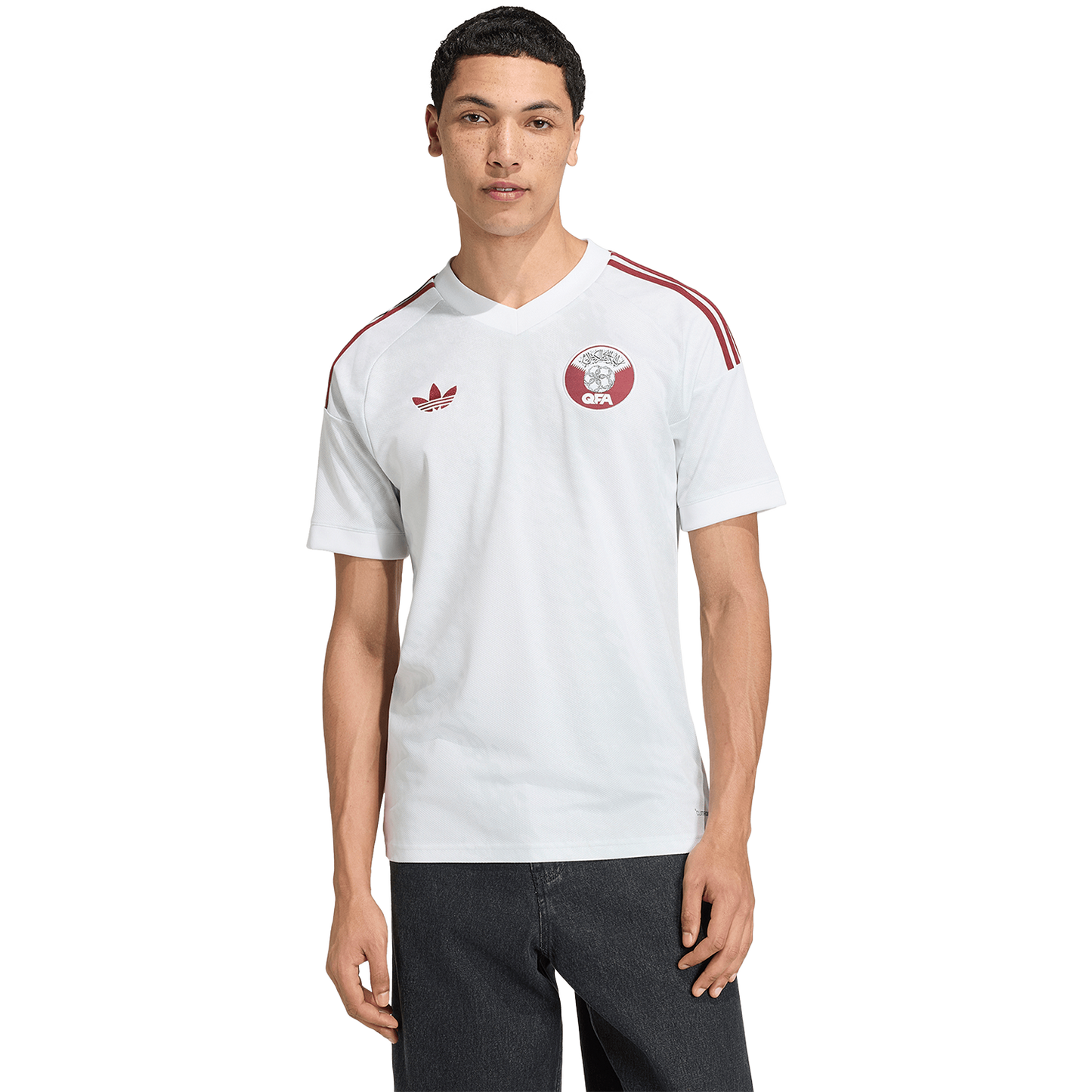 adidas Men's Qatar Away 2026 Stadium Jersey