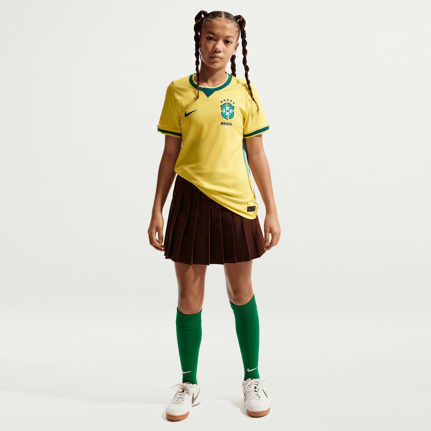 Nike Youth Brasil Home 2026 Stadium Jersey