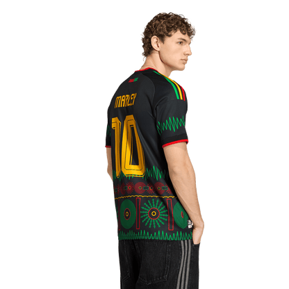 adidas Jamaica 2026 x Bob Marley #10 Men's Away Stadium Jersey