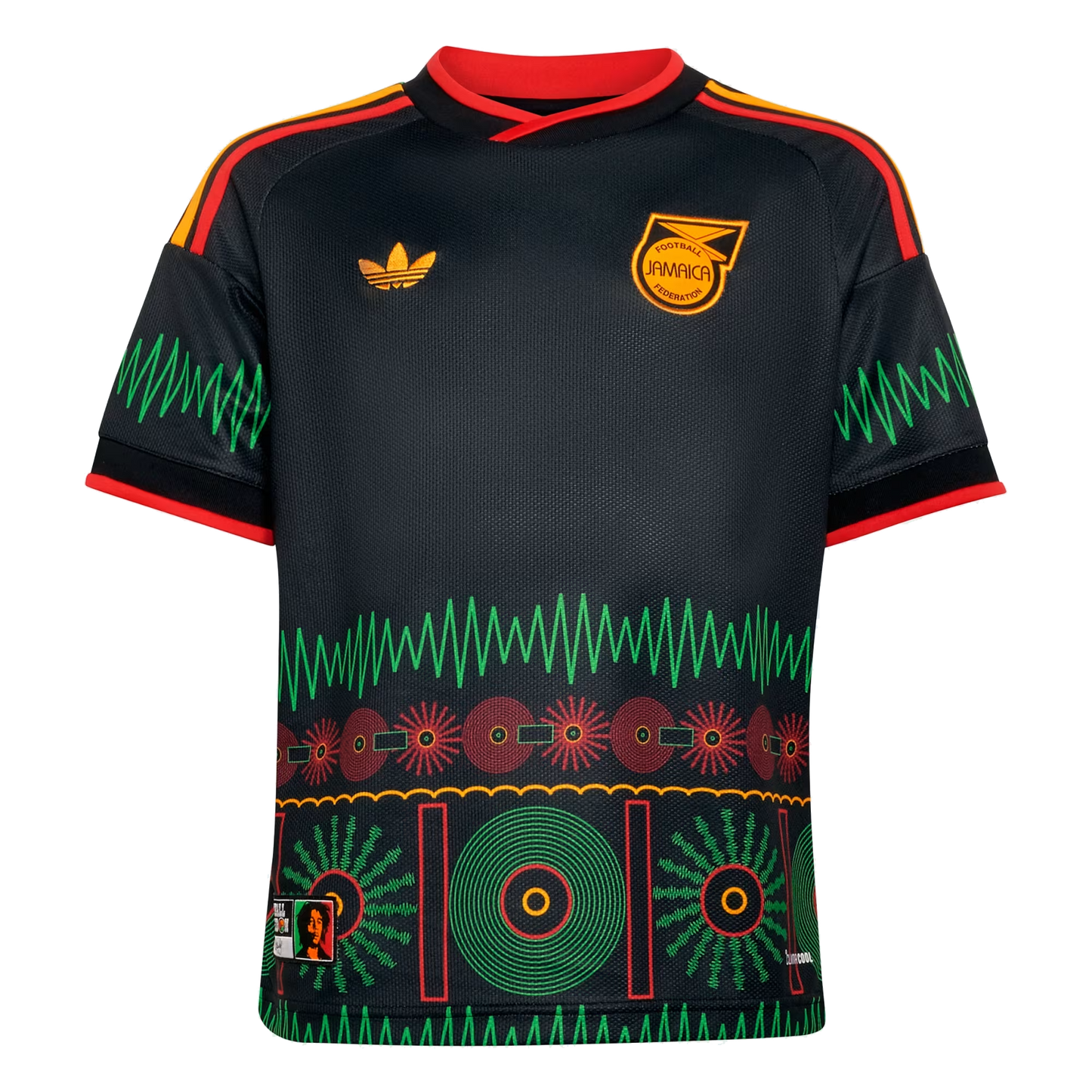adidas Jamaica 2026 x Bob Marley Youth Away Stadium Jersey