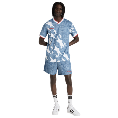 adidas Men's Denim Graphic Jersey - Denim Collection