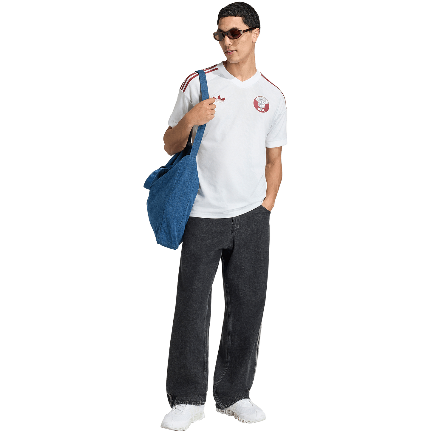 adidas Men's Qatar Away 2026 Stadium Jersey