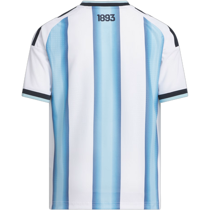 adidas Argentina 2026 Men's Youth Home Authentic Jersey