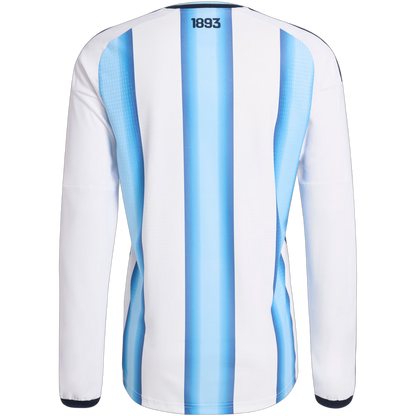 adidas Argentina 2026 Men's Authentic Home Long Sleeve Jersey